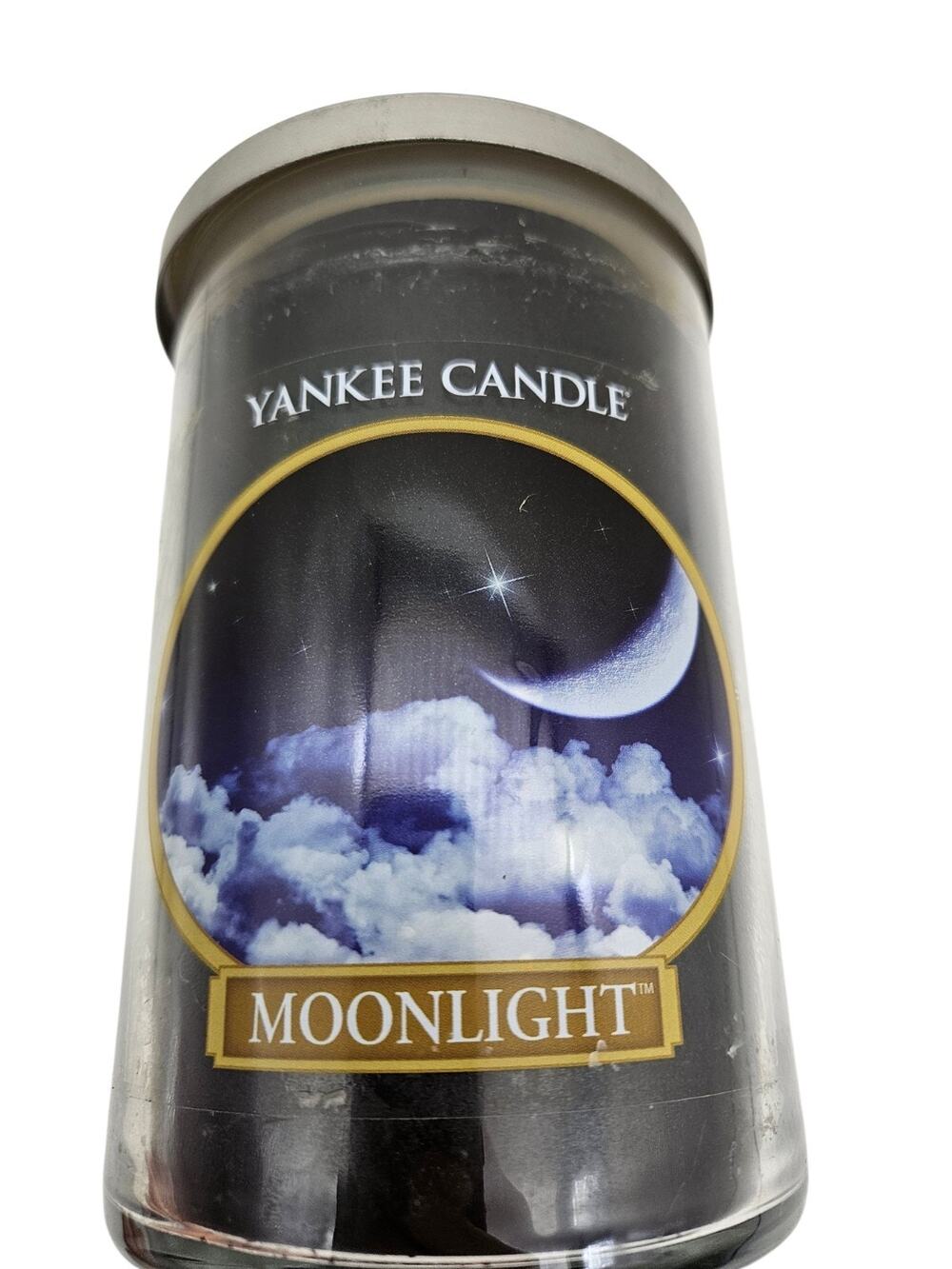 RARE YANKEE CANDLE MOONLIGHT 20 OZ TUMBLER JAR CANDLE 2 WICK - NEW